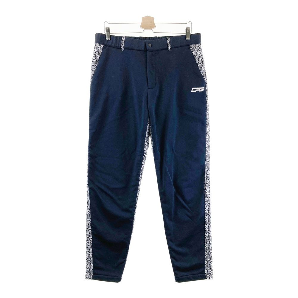 サイズ 4 CPG GOLF シーピージーゴルフ 蓄熱 中綿 ロングパンツ ジオメトリック柄 ネイビー系 240101545565 ゴルフウェア メンズ ストスト