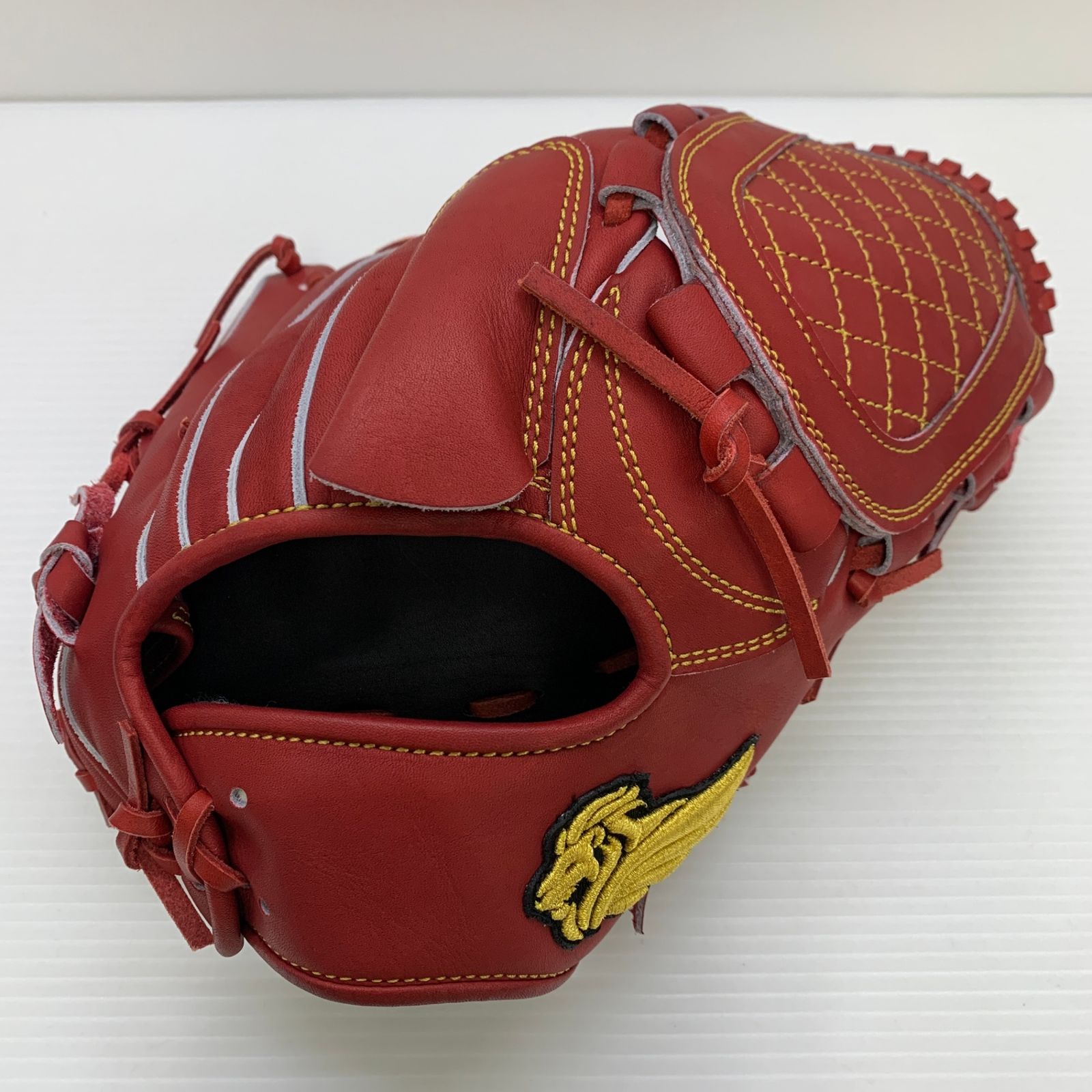 ジェニュイン Genuine 硬式 大人 一般 投手用 グローブ ピッチャー グラブ 右投げ 品 グローブ袋付き 野球 6769