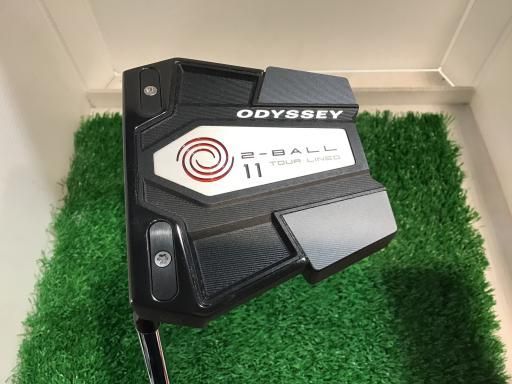 オデッセイ 2-BALL ELEVEN TOUR LINED 34インチ レフティ パター PT STROKE LAB RED フレックスその他 メンズ 男性用 左利き レフティ 左用 Cランク ゴルフクラブ