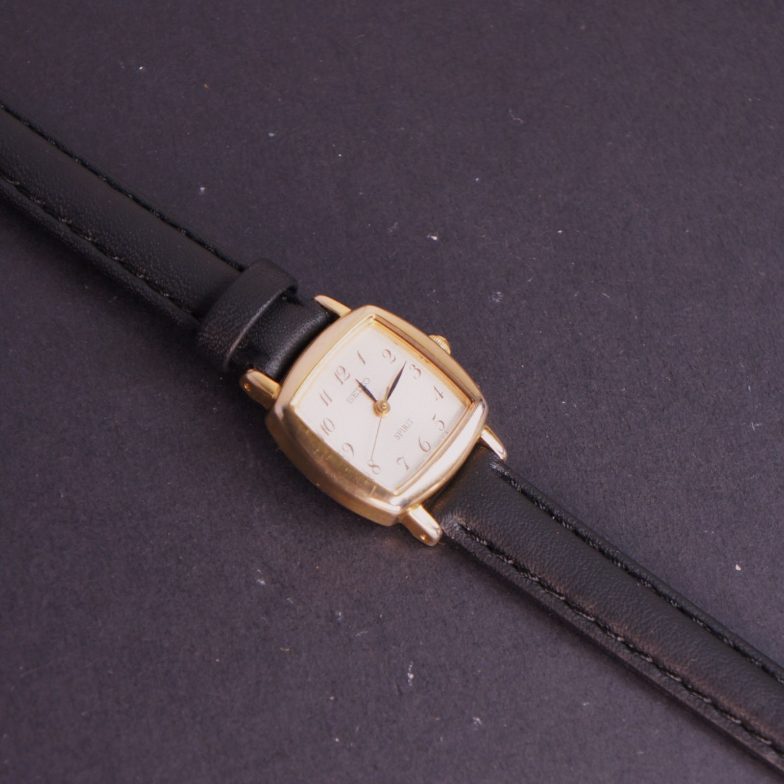 稼働品】SEIKO SPIRIT 白文字盤 電池交換済 新品革ベルト - メルカリ