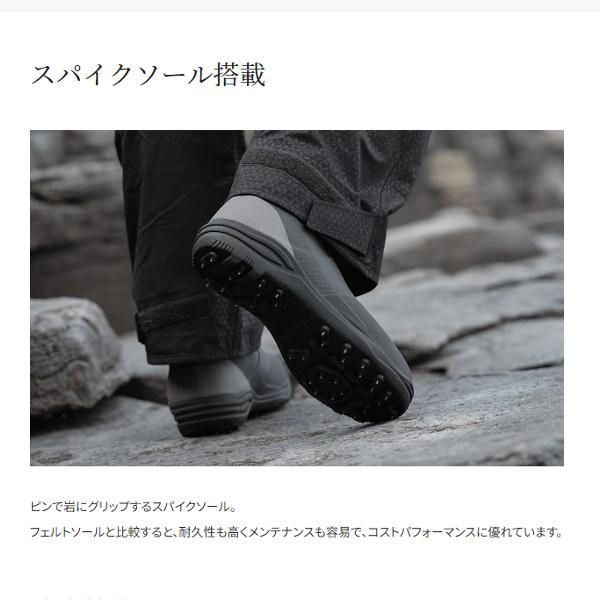 シマノ ΨⅢ ジップアップブーツ スパイク FB-040X ブラック L 3月 奥1