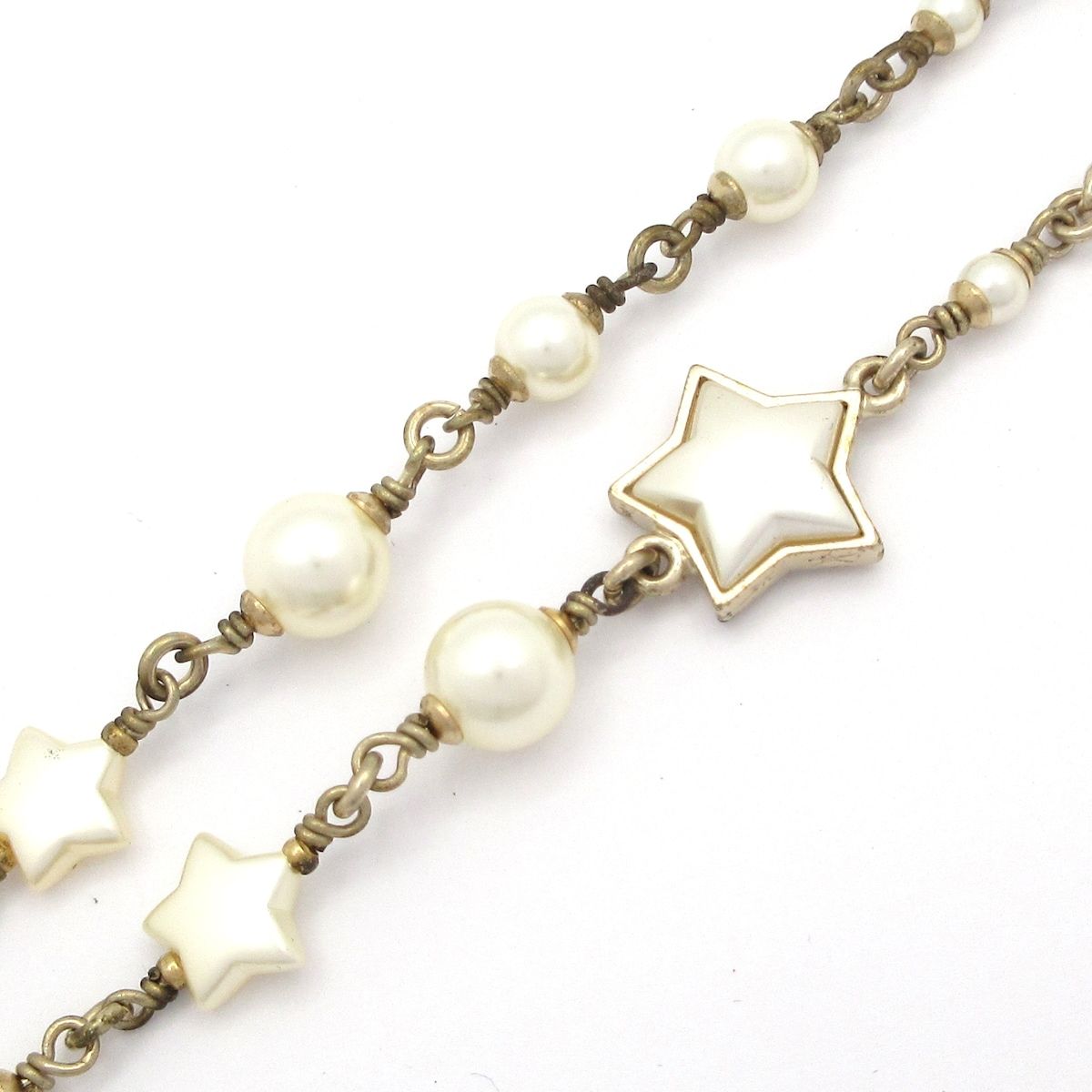  CHANEL シャネル ネックレス ココマーク ゴールド アイボリー スター 星 ネックレス アクセサリー