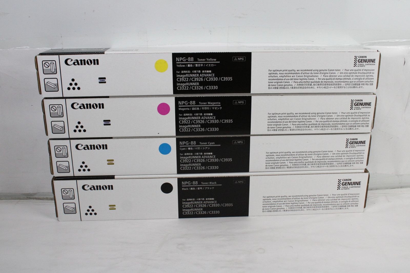 CANON 純正 トナー NPG-88 4色 シアン マゼンタ イエロー ブラック キャノン ITD0GO5JS13C-YR-B28-byebye