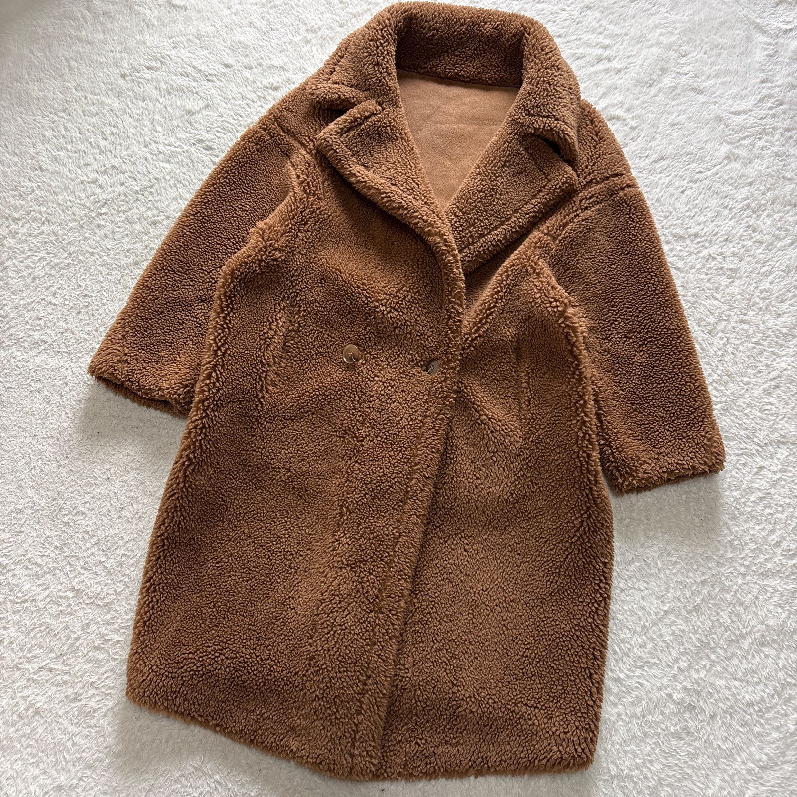 SAISON DE PAPILLON セゾンドパピヨン テディベアコート ロング