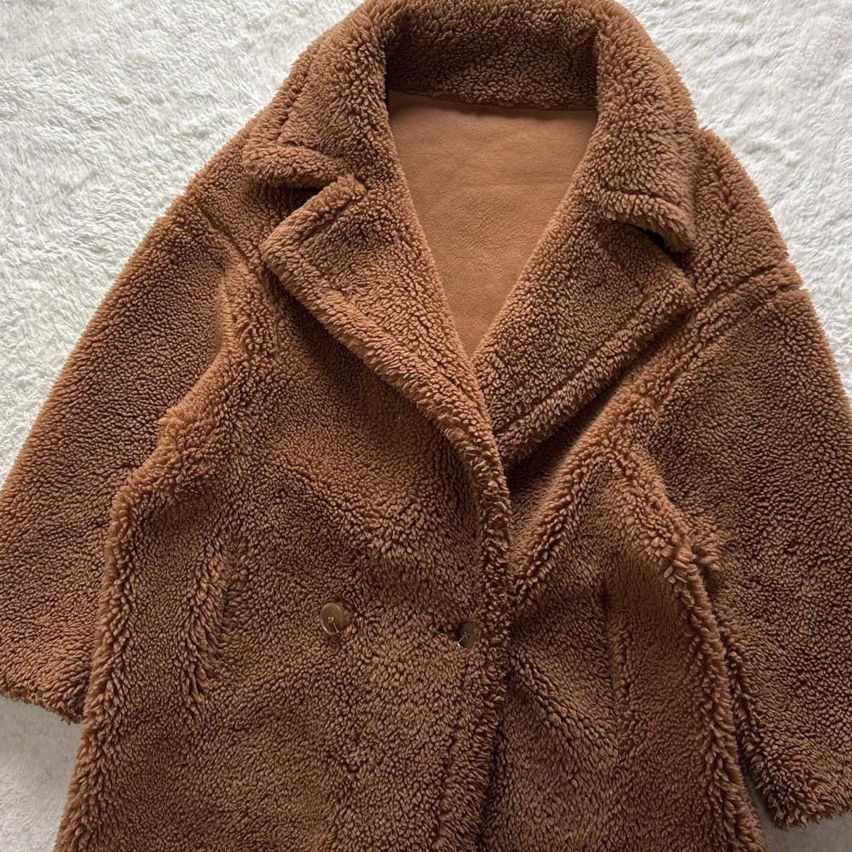 SAISON DE PAPILLON セゾンドパピヨン テディベアコート ロング