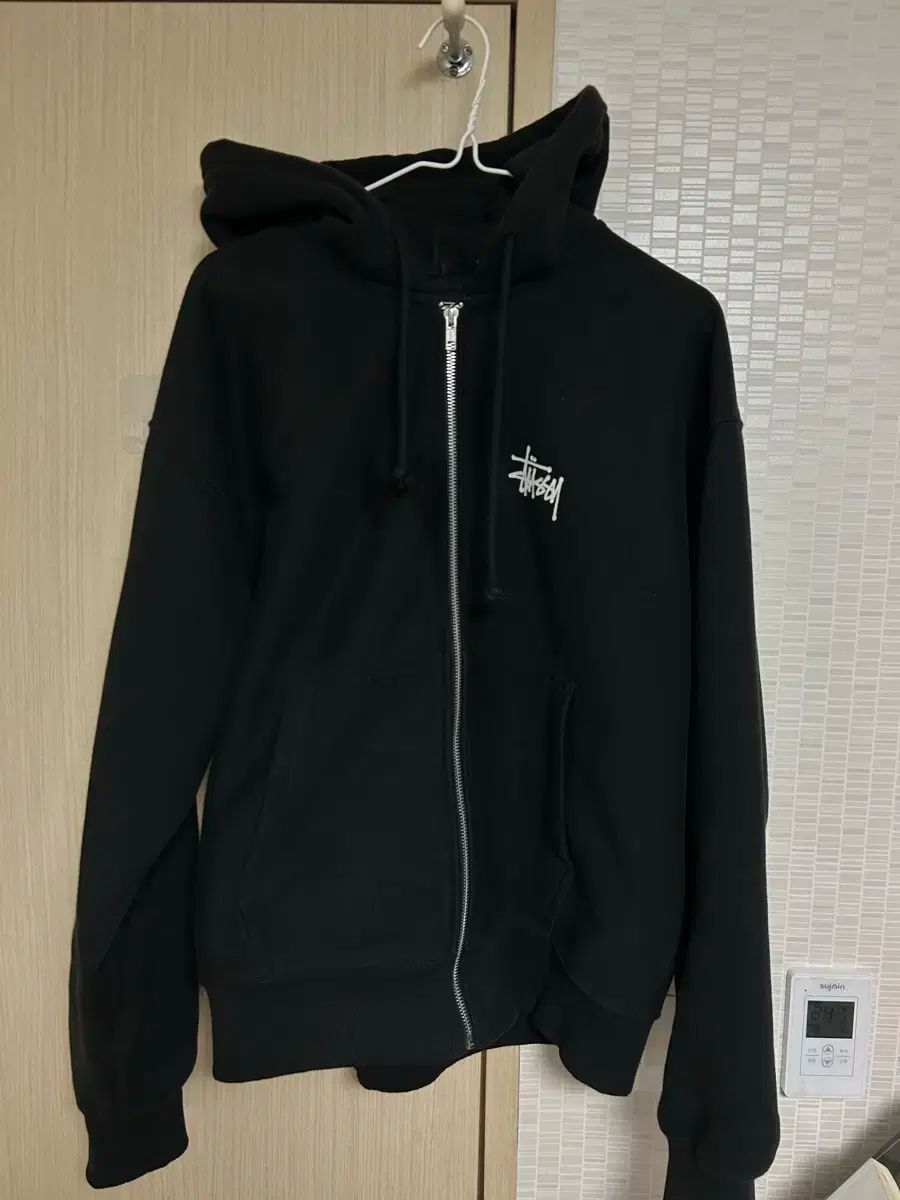 STUSSY フードジップアップ M