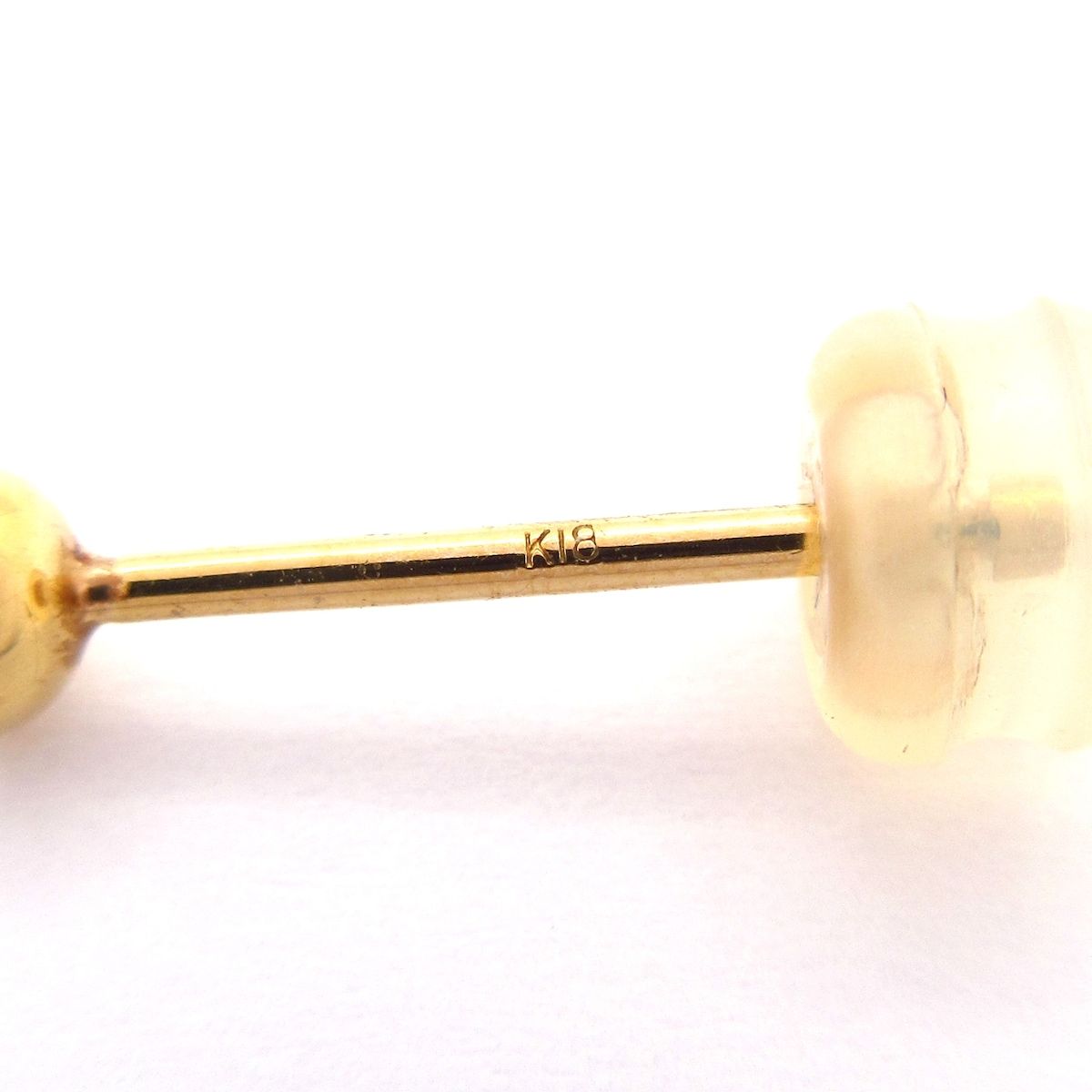 Hirotaka(ヒロタカ) ピアス美品 - K18YG×ダイヤモンド 総2Pダイヤ(片側