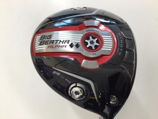 キャロウェイ BIG BERTHA ALPHA 815 9° ドライバー DR リシャフト フレックスその他 メンズ 男性用 右利き 右用 Cランク ゴルフクラブ