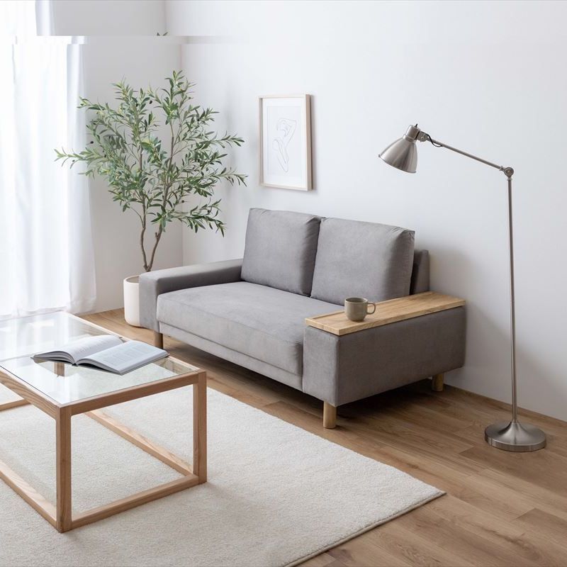 2人掛 ファブリックソファ