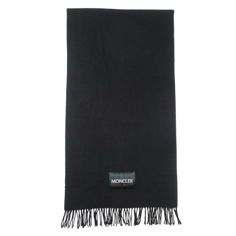 美品 20aw MONCLER モンクレール SCIARPA SCARF ダウンロゴ マフラー