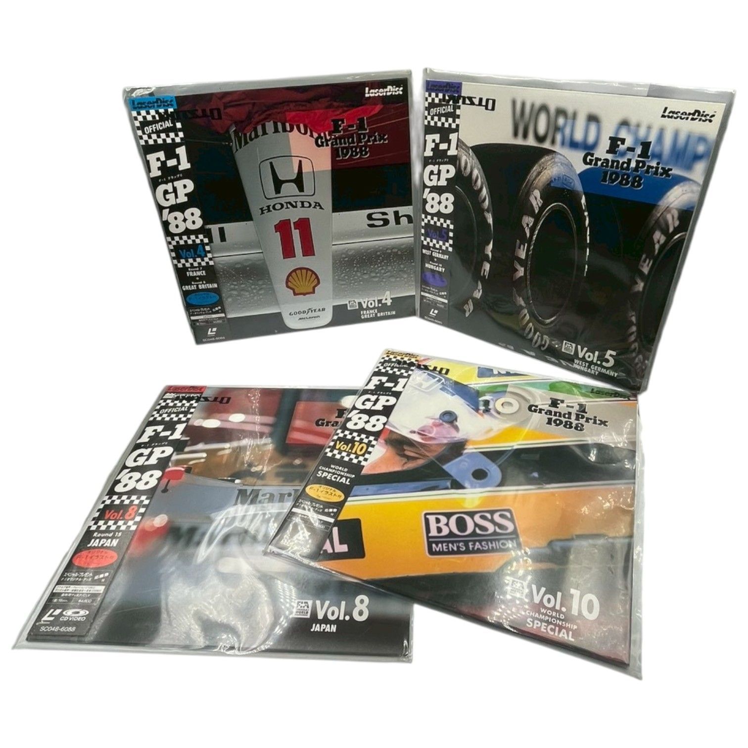 F-1 Grand Prix ' 88 Vol.4 5 8 10 セット LD レーザーディスク 1988年