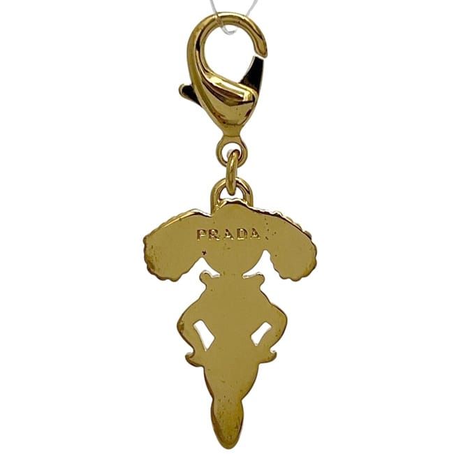 プラダ チャーム ゴールド メタル PRADA プードル バニー