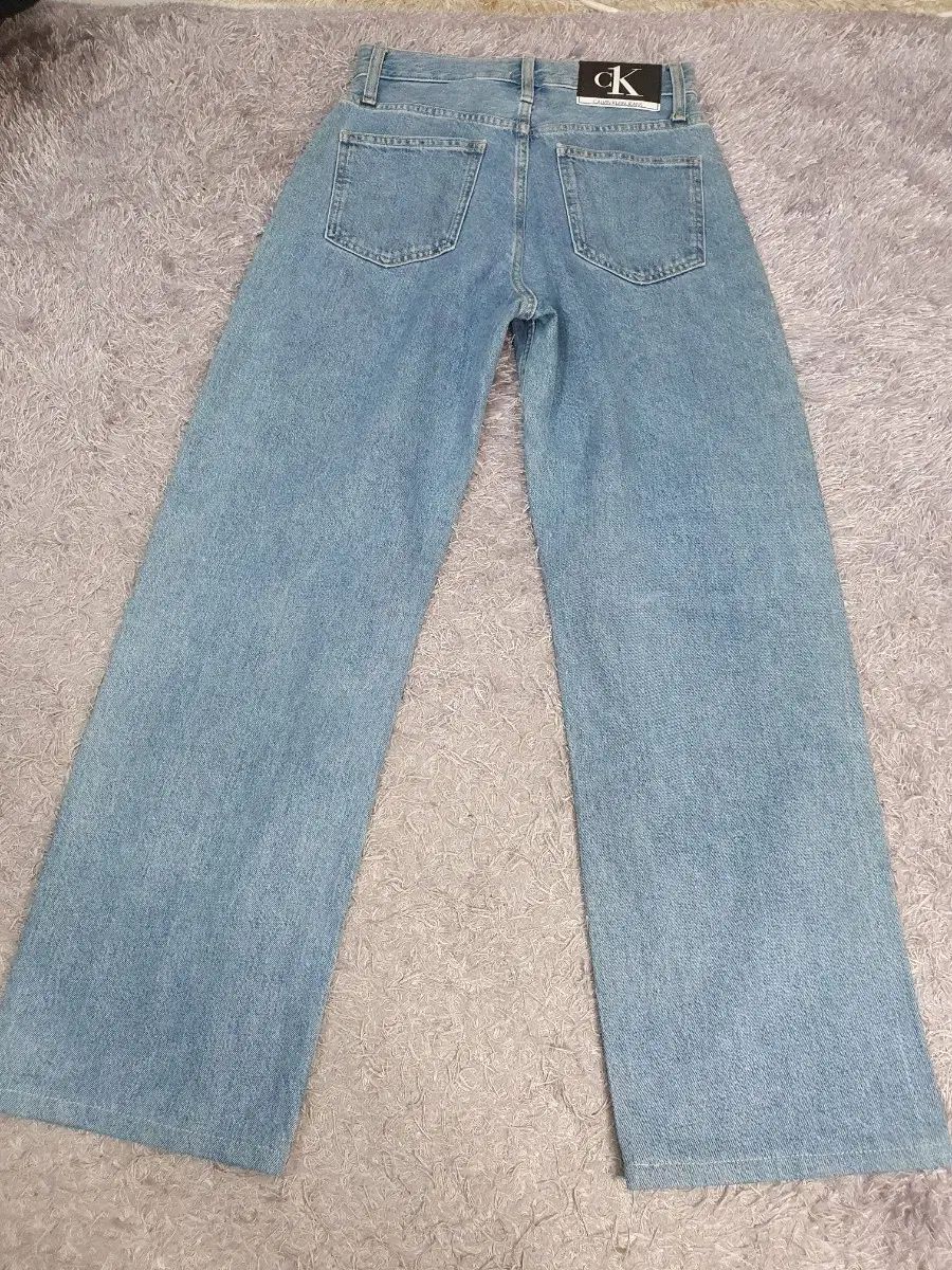 Calvin Klein Jeans カルヴァンクラインジーンズ デニムパンツ ハイウエスト ルーズフィット ライトブルー デニム パンツ 25 26