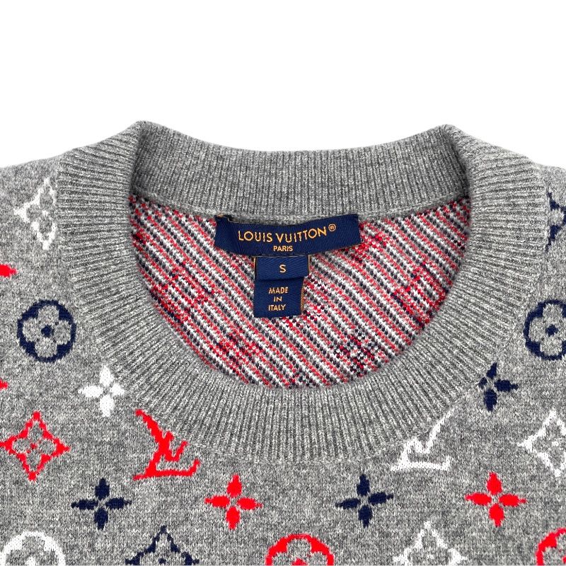 ルイ・ヴィトン LOUIS VUITTON モノグラム総柄ニットセーター FPKL83