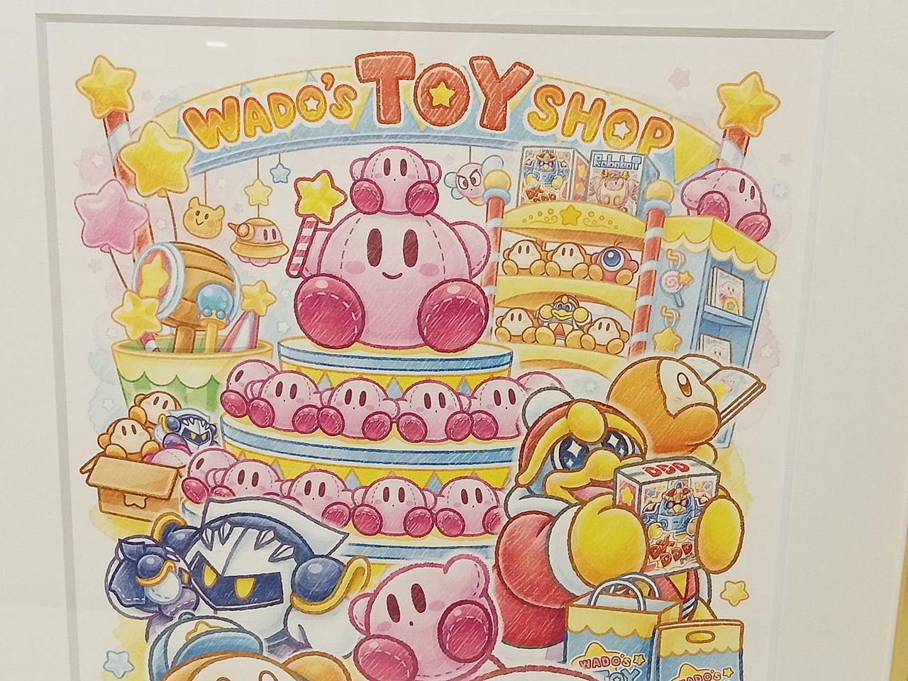 【激レア】星のカービィ 複製原画 星のカービィ ヤマシロヤ限定 複製原画 WADO'S TOY SHOP 星のカービィ