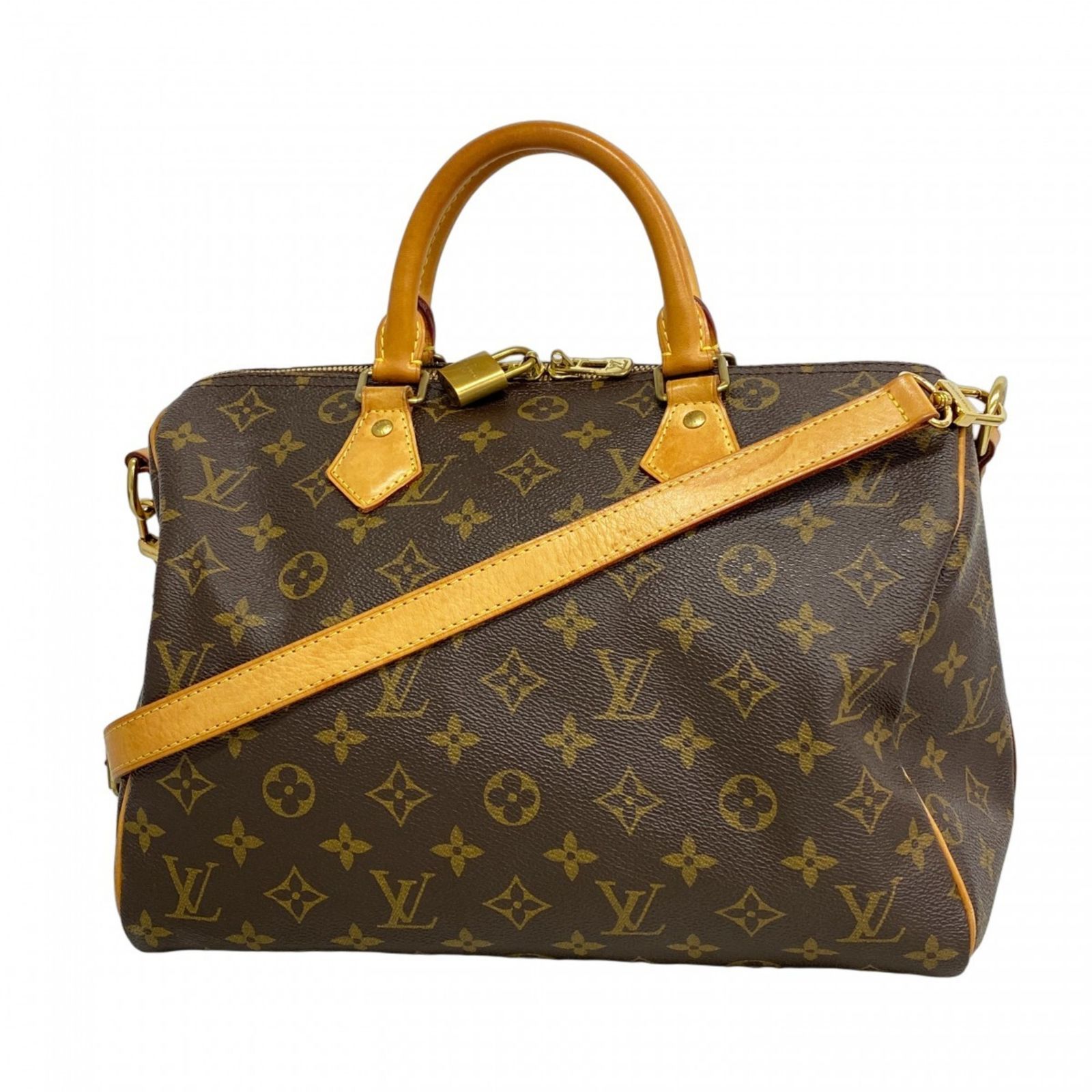 ルイ ヴィトン Louis Vuitton ルイ ヴィトン ハンドバッグ モノグラム スピーディバンドリエール30 M46980 ブラウン 2wayバッグレディース