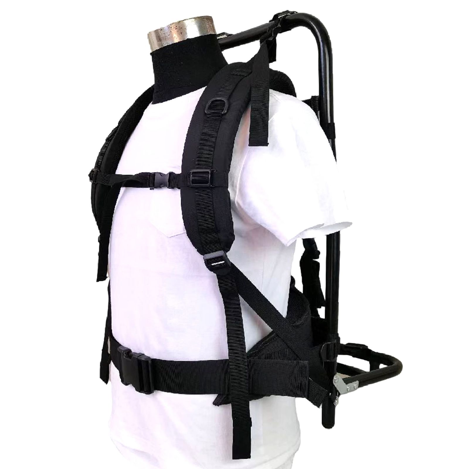 バッグパックフレーム 折りたたみ式 アルミ合金 耐荷重60kg 迷彩柄