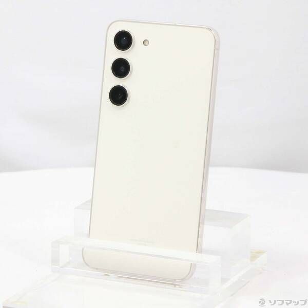 品〕 Galaxy S23 256GB クリーム SCG19 au SIMフリー【348】-美品の通販