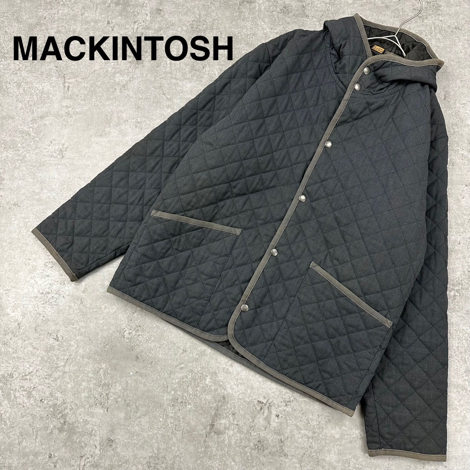 MACKINTOSH スコットランド キルティングコート アウター フード 38