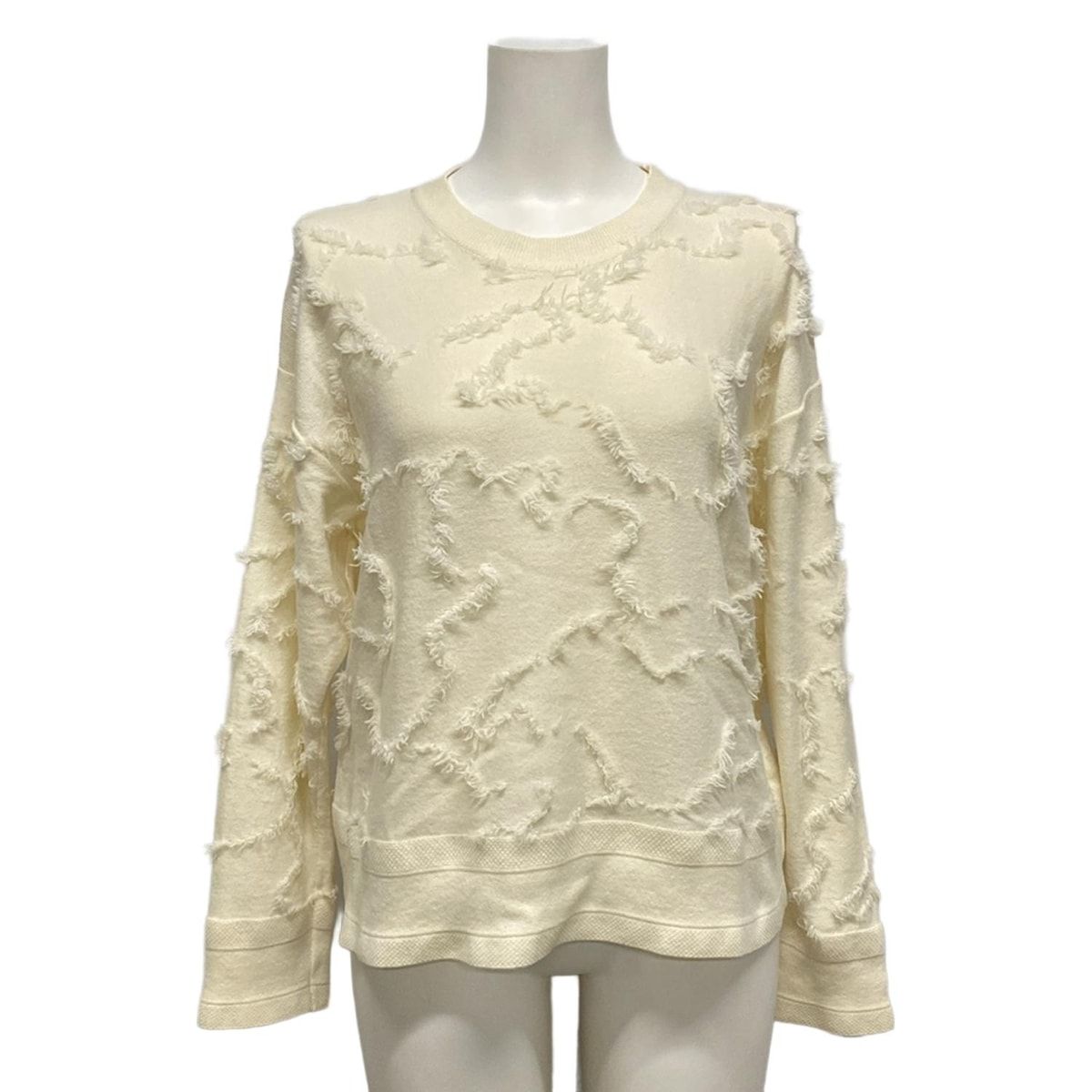 ディオール クリスチャンディオール 長袖セーター サイズI 42 レディース - アイボリー クルーネック カシミヤ