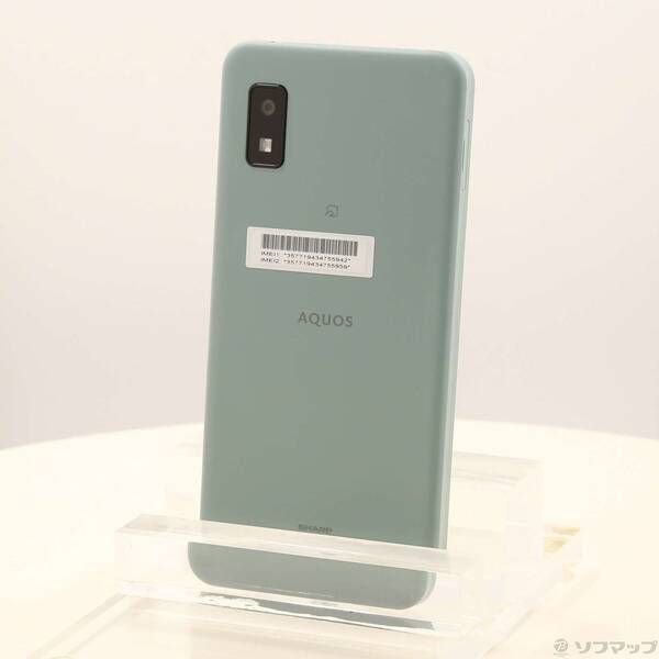 品〕 AQUOS wish 64GB オリーブグリーン SHG06 au SIMフリー【262