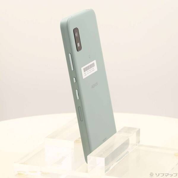 中古品〕 AQUOS wish 64GB オリーブグリーン SH-M20 SIMフリー【349