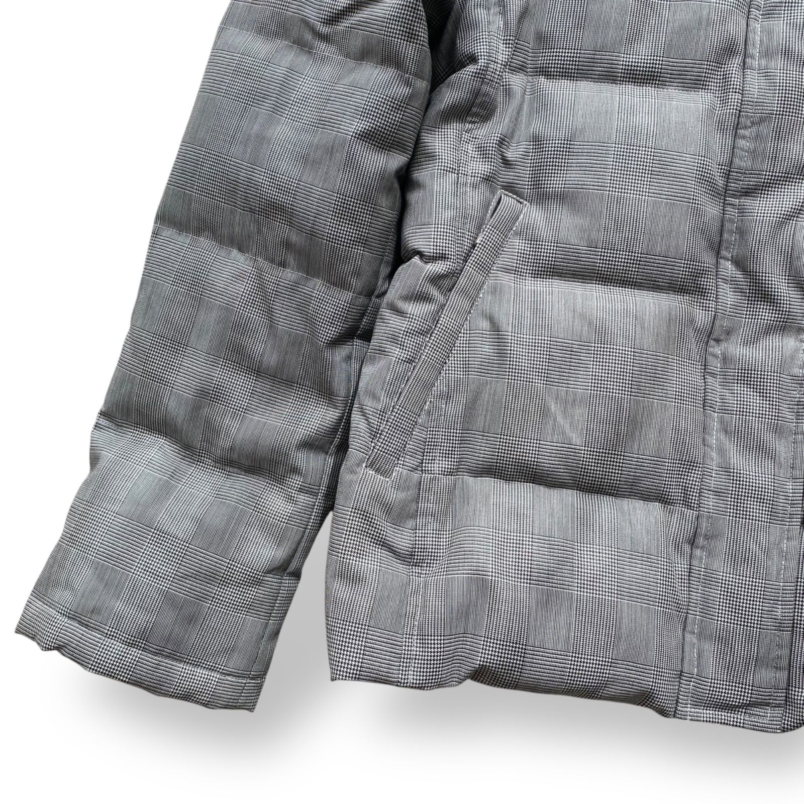 美品 FRED PERRY グレー ダウンジャケット ファー付き フード着脱可