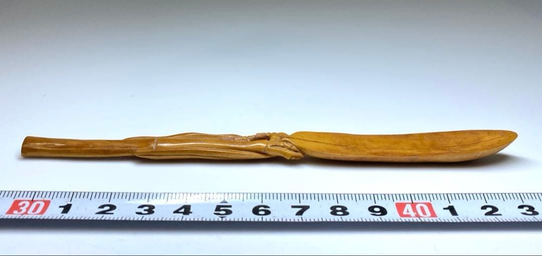 中国古玩 時代物 細密彫極上茶杓 9g 東Y7-0221☆2Fチヒチ - メルカリ