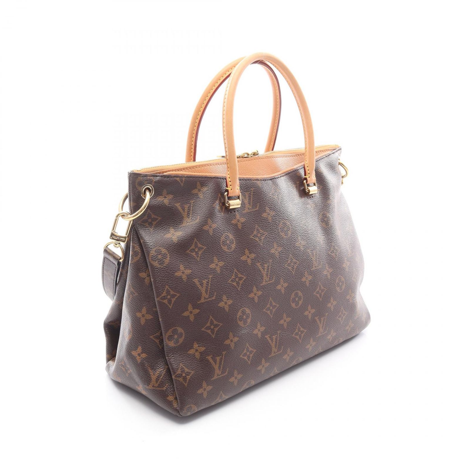 ルイ ヴィトン LOUIS VUITTON ハンドバッグ パラス PVCコーティングキャンバス レザー パラス レディース Used A