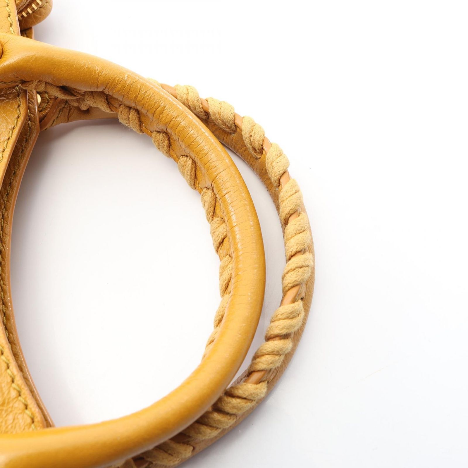  バレンシアガ BALENCIAGA ハンドバッグ ジャイアント ミニシティ マスタード レザー ミニ シティ レディース A ハンドバッグ バッグ