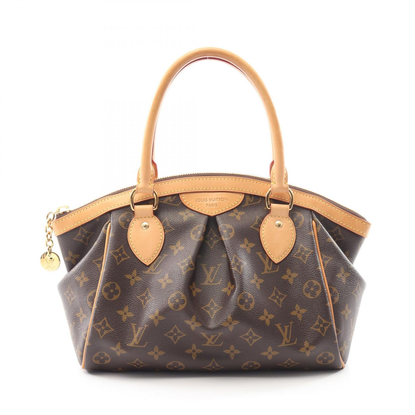 ルイ ヴィトン LOUIS VUITTON ハンドバッグ ティヴォリPM M40143 PVCコーティングキャンバス レザー ティボリPM レディース Used A