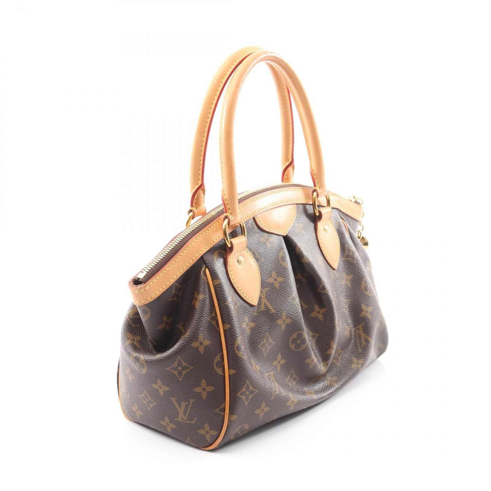 ルイ ヴィトン LOUIS VUITTON ハンドバッグ ティヴォリPM M40143 PVCコーティングキャンバス レザー ティボリPM レディース Used A