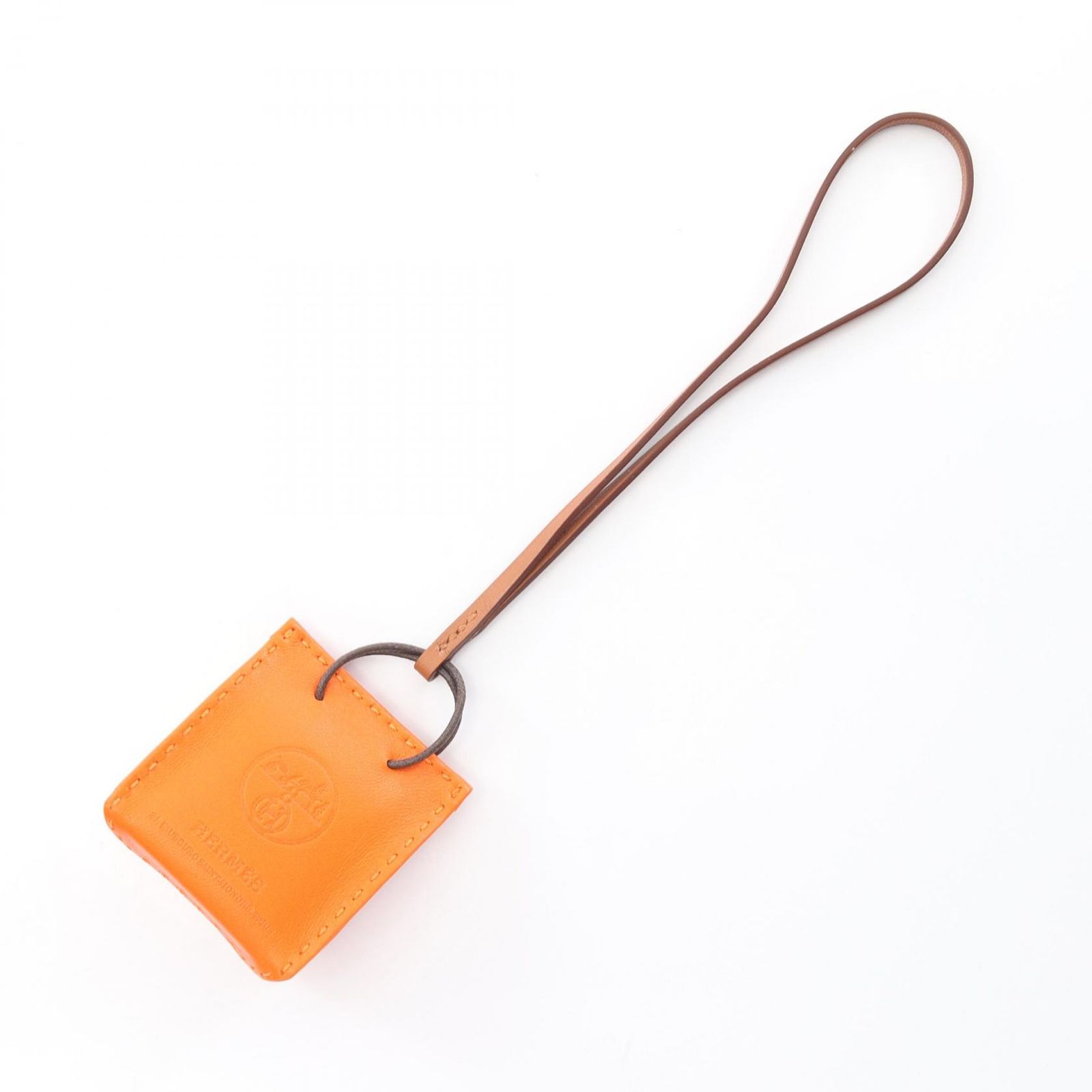 エルメス HERMES チャーム サックオランジュ フー レザー サックオランジュ フー レディース Used A