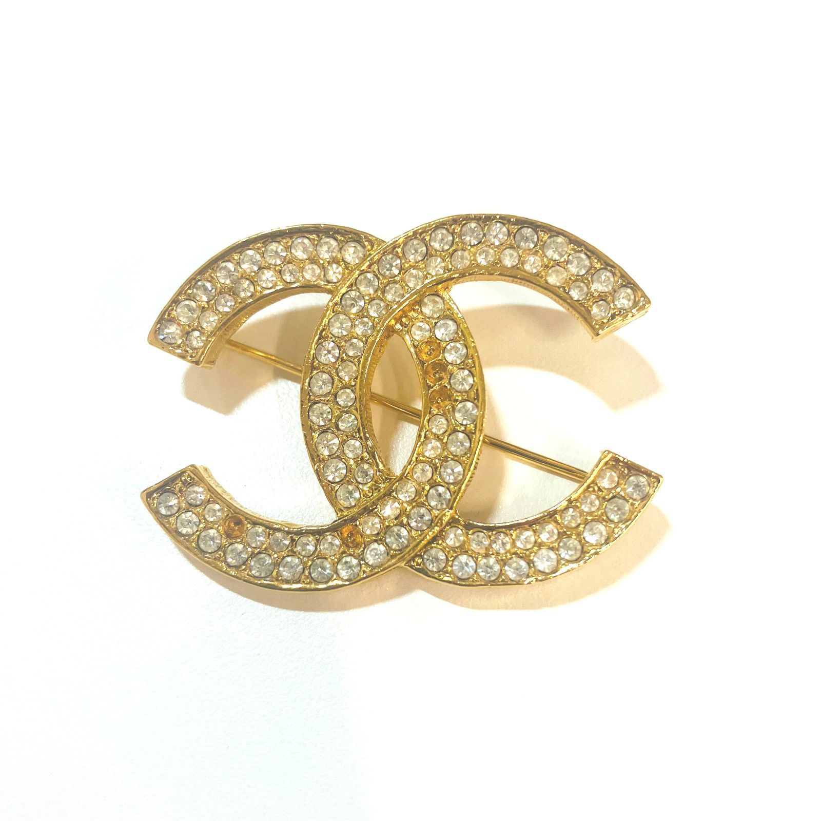 CHANEL シャネル ラインストーン ブローチ B3194