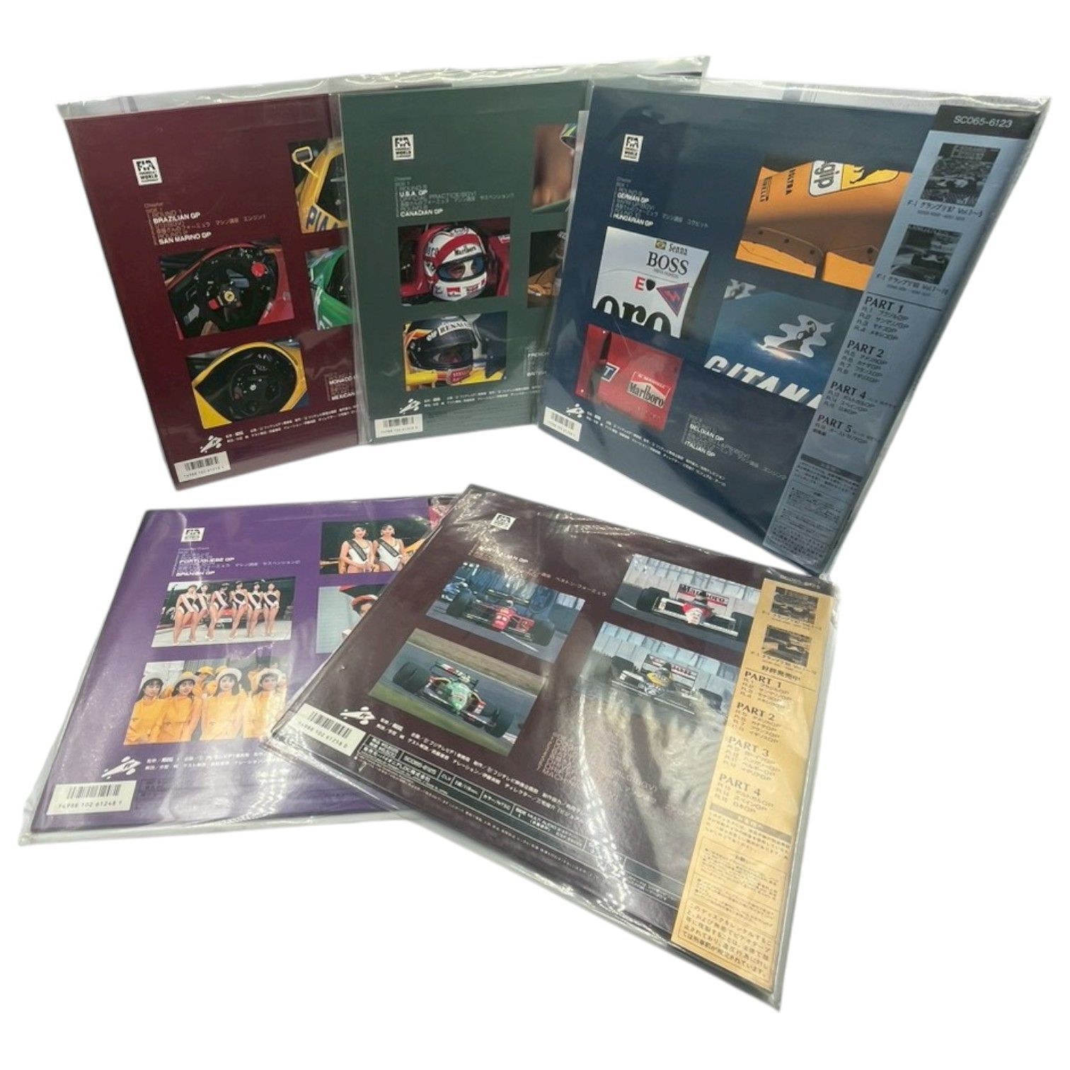 F-1 Grand Prix ' 89 Vol.1-5 セット LD レーザーディスク 1989年 F1世界