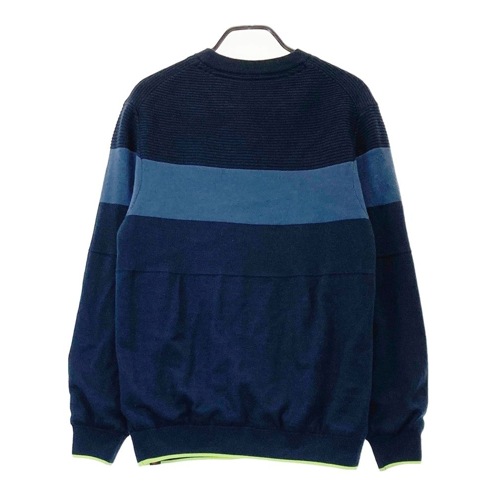 サイズ 7 BALANCE GOLF ニュー ンス 長袖 ニットセーター 裏地付 ネイビー系 ゴルフウェア メンズ ストスト