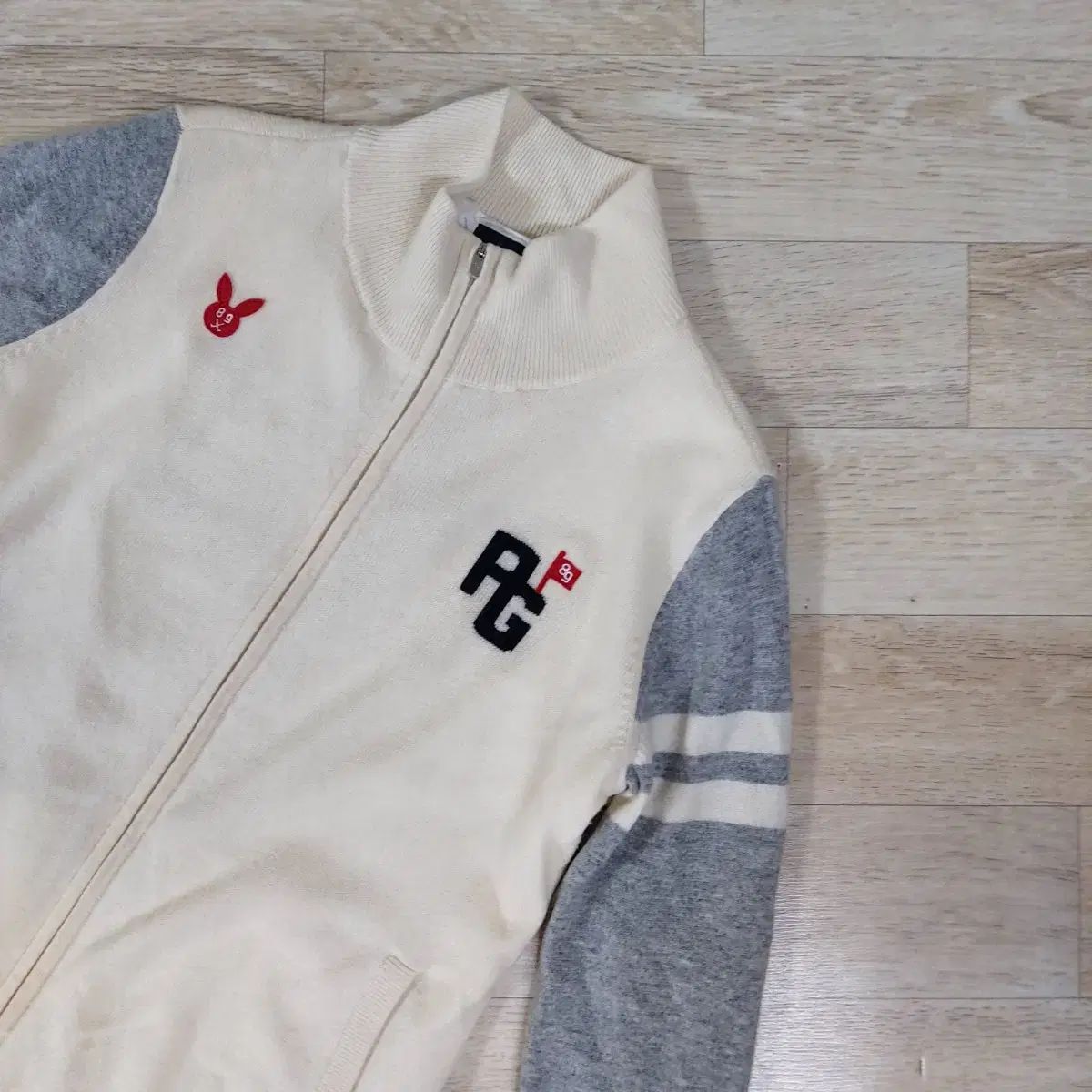 パーリーゲイツ 防風 カシミア ニットジャケット 1号