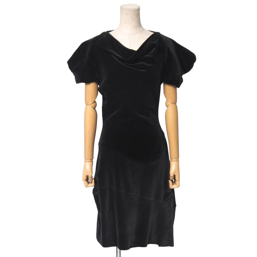 Vivienne Westwood Red Label ヴィヴィアンウエストウッド レッドレーベル ワンピース サイズ3 ベロア 変形 ドレス ブランド古着 20251107 RA6553