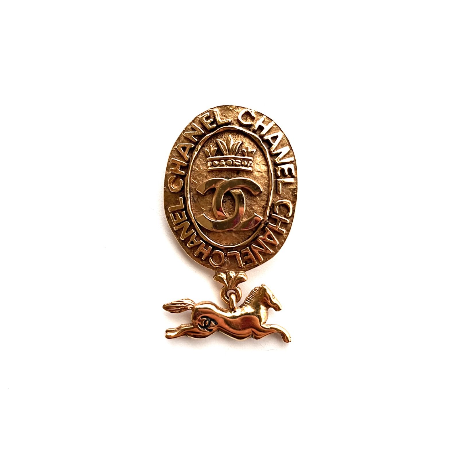 CHANEL シャネル ヴィンテージ ゴールド ブローチ