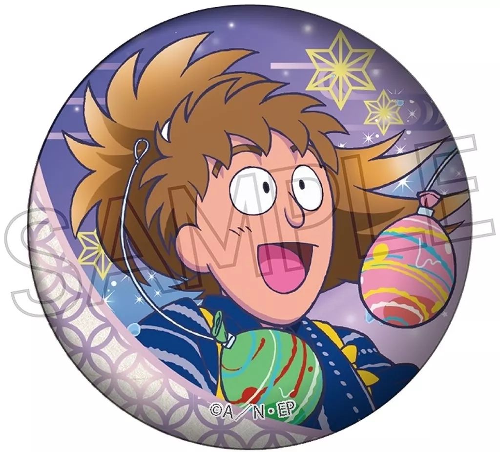 中古】バッジ・ビンズ 不破雷蔵 「忍たま乱太郎 缶バッジ-夏祭りの段