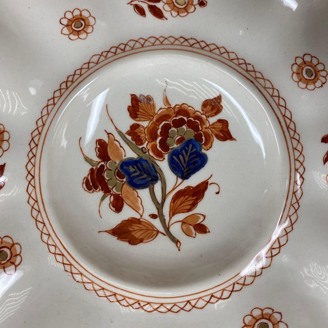 オランダ　デルフト焼　鉢　木箱付　直径28.2㎝タサコサ　東な7-0223☆2F オランダデルフト焼鉢木箱付直径28.2㎝タサコサ東な7-0223☆2F