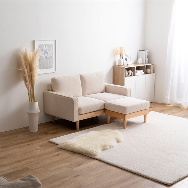 オットマン付 コンパクトソファ