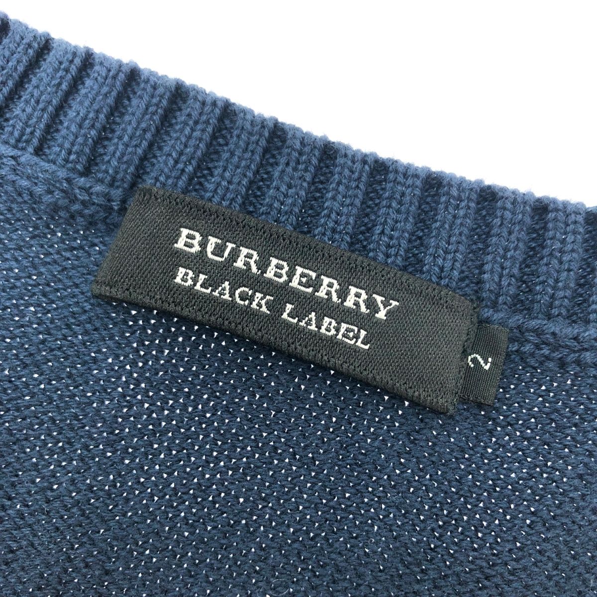BURBERRY BLACK LABEL バーバリーブラックレーベル ニットベスト