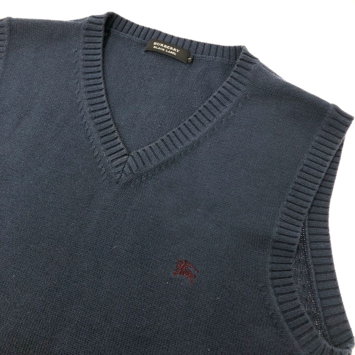 BURBERRY BLACK LABEL バーバリーブラックレーベル ニットベスト