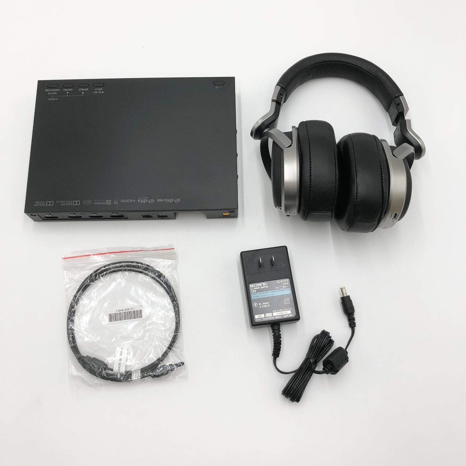 ソニー 9.1ch 無線 デジタルサラウンドヘッドホンシステム 密閉型 MDR-HW700DS ブラック
