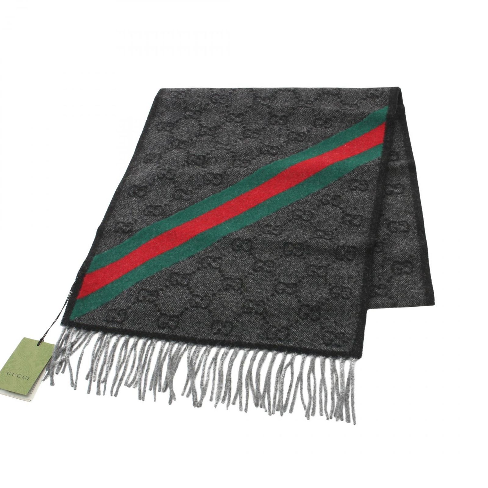 GUCCI グッチ GG柄 マフラー - メルカリ