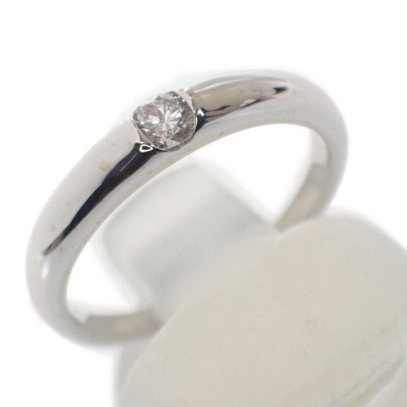 no brand】デザイン ジュエリー リング K18ホワイトゴールド 12号