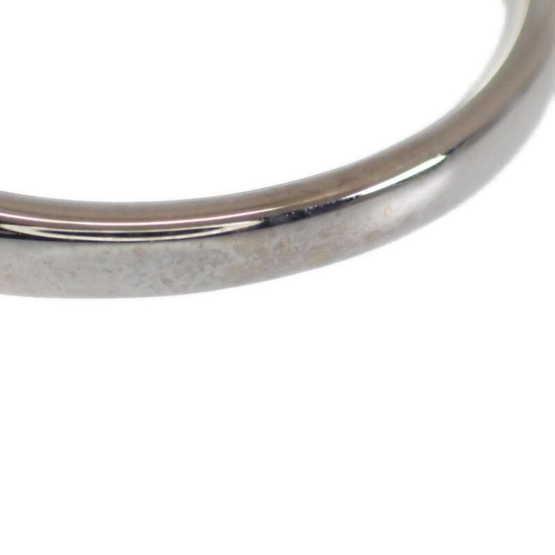 no brand】デザイン ジュエリー リング K18ホワイトゴールド 12号