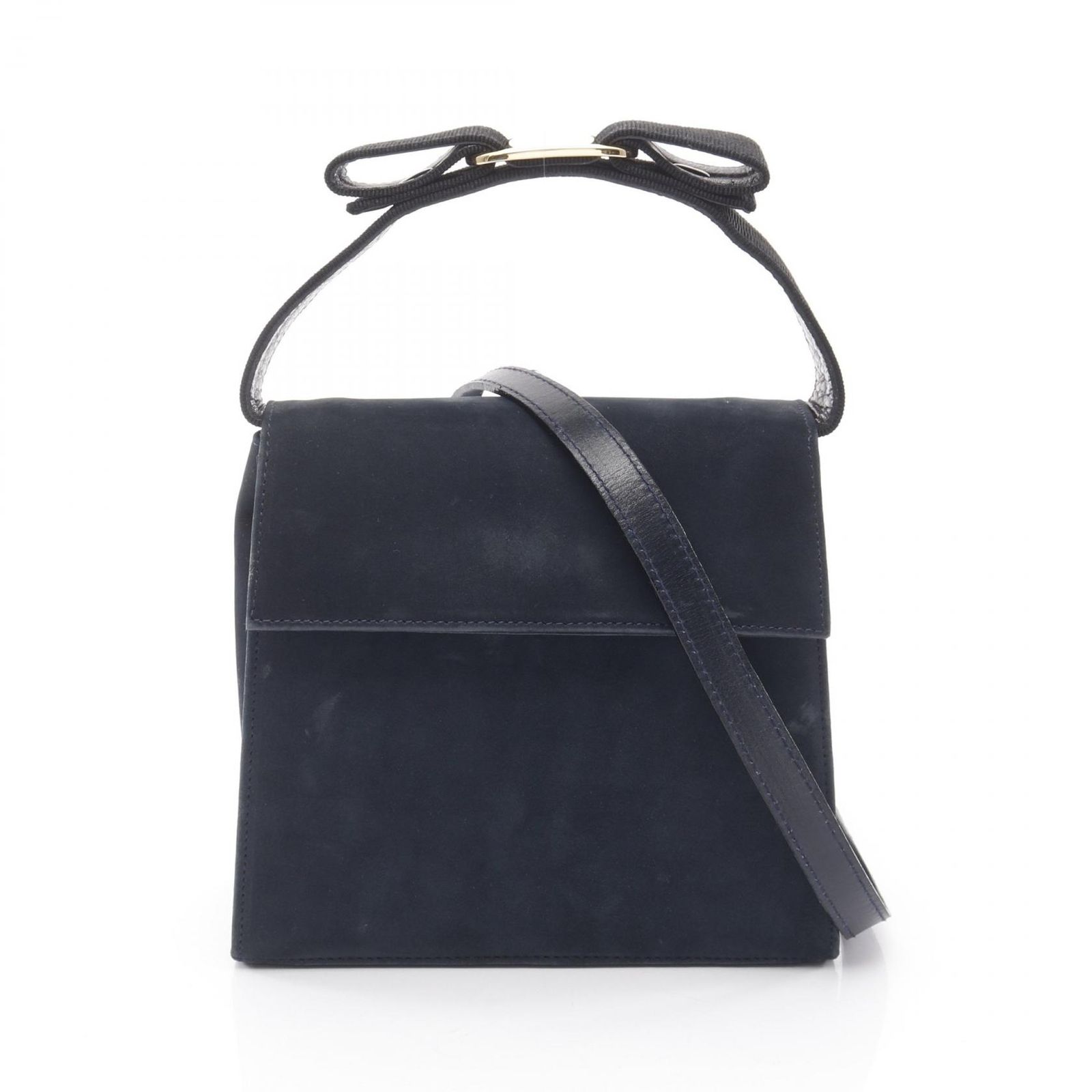 Salvatore Ferragamo サルヴァトーレフェラガモ ヴァラリボン ハンドバッグ