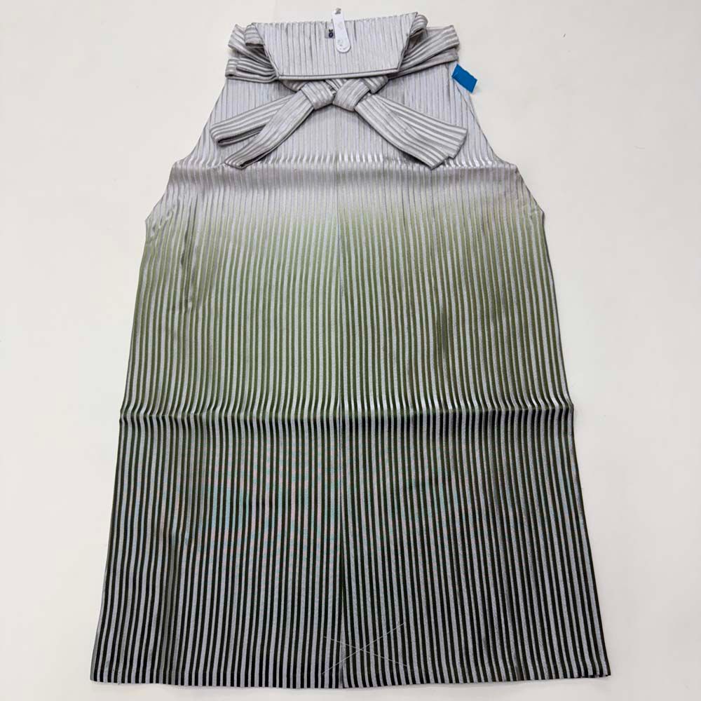 平和屋着物＊夏物 男性 行灯袴 紗 縞 正絹 逸品 AABC3408jd